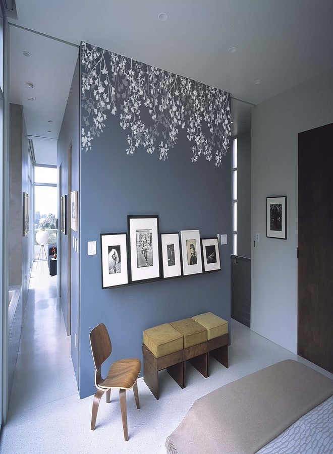 WallDesign Falling Cherry Tree Stencil for Wall Painting of Living Room, Bedroom, Stair Case, Near Ceiling (22.5 inch x 35 inch Design Size) - Image 3